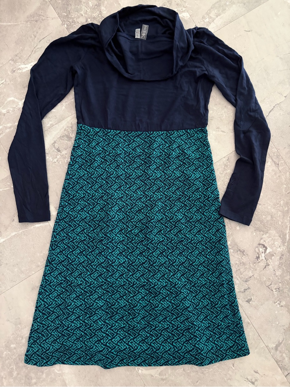 Ibex Juliet Providence Wool Dress - cowl neck, size XS, Excellent condition